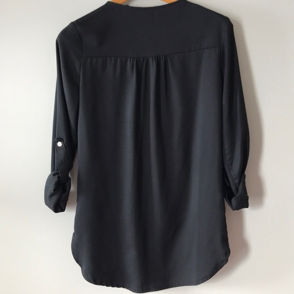 Lady Dutch black blouse. Size: M - Picture 3 of 3
